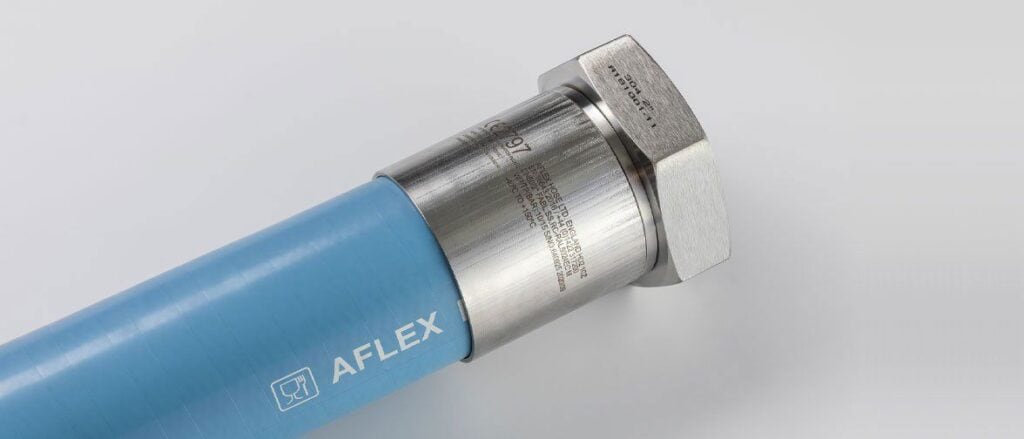 coupling end of a Alex FaBLINE hose assemblies