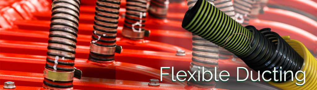 photo of flexible ducting & ducting blower hose available from McGill Hose