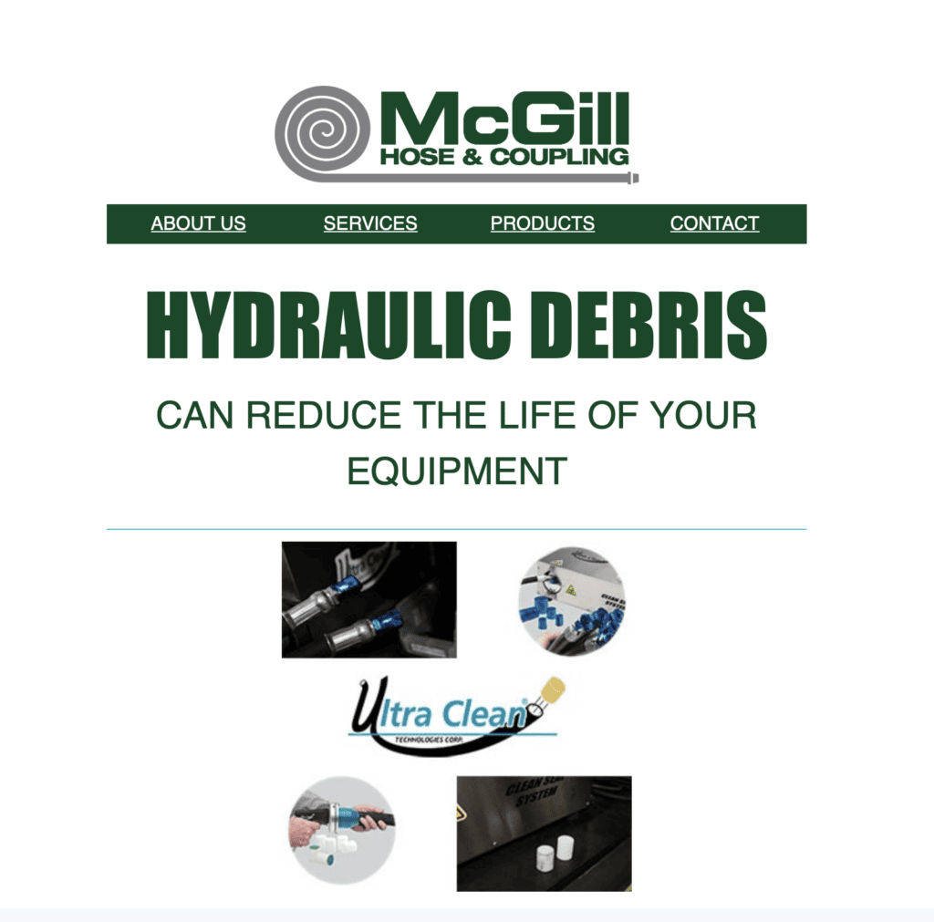 Hydraulic Hose Tips on Hydraulic Debris