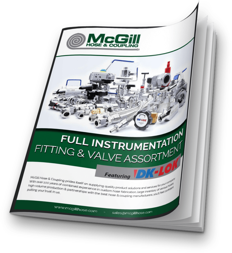 Instrumentation Fittings from DK-Lok and McGill Hose & Coupling