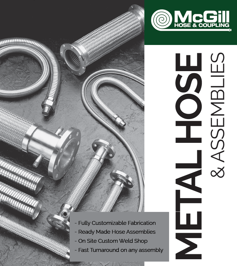 metal hose fassemblies and fabrication guide from McGill Hose & Coupling