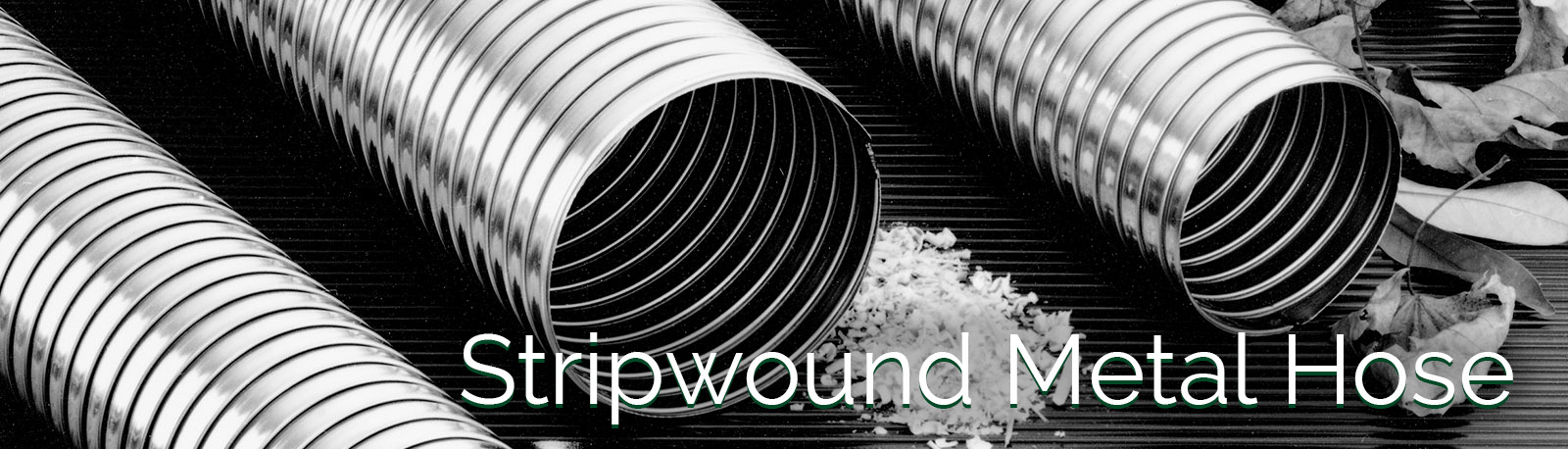 photo of stripwound metal hose available from McGill Hose & Coupling